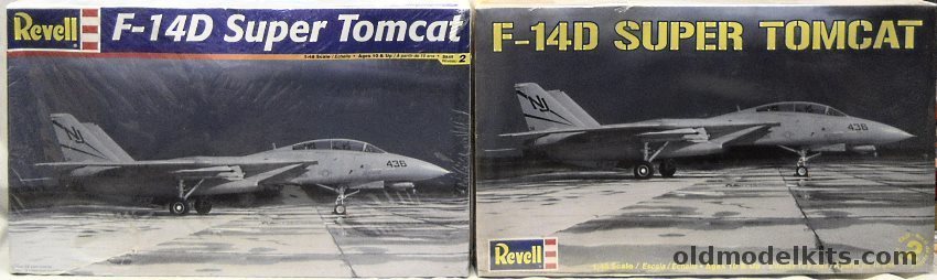 Revell 1/48 TWO Grumman F-14D Super Tomcats, 85-4729 plastic model kit
